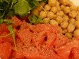 ceci con pompelmo e rucola