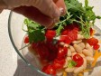 fagioli con carote e rucola