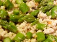 pasta con persico e asparagi