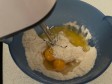 torta di mandorle in friggitrice