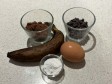 tortino banana, cacao e gocce in friggitrice