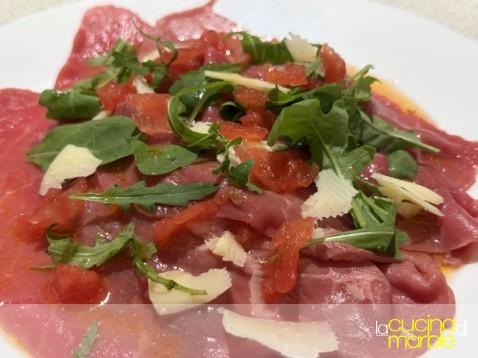 carpaccio al cocomero