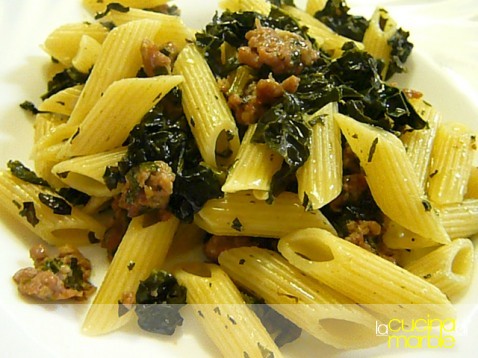 pasta salsiccia e cavolo nero
