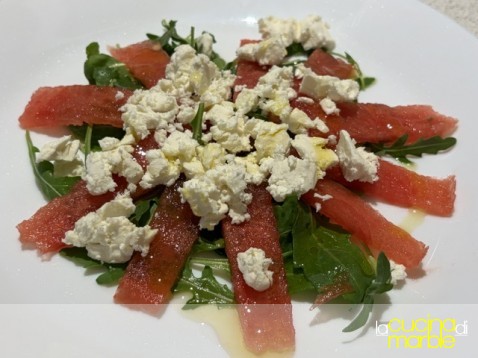 insalata feta, cocomero e rucola insalata feta, cocomero e rucola