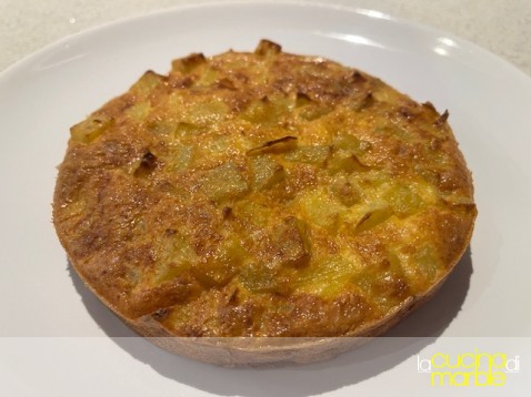non frittata di patate light in friggitrice non frittata di patate light in friggitrice