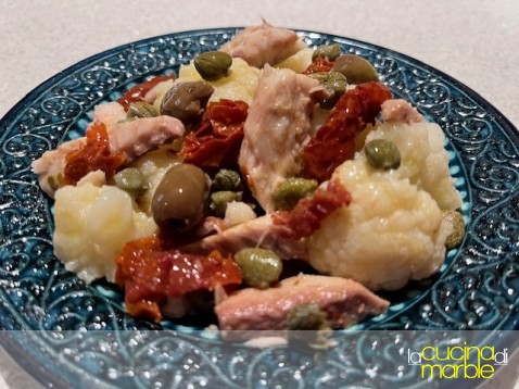 insalata di cavolfiore e sgombri insalata di cavolfiore e sgombri