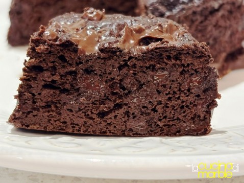 tortino banana, cacao e gocce in friggitrice